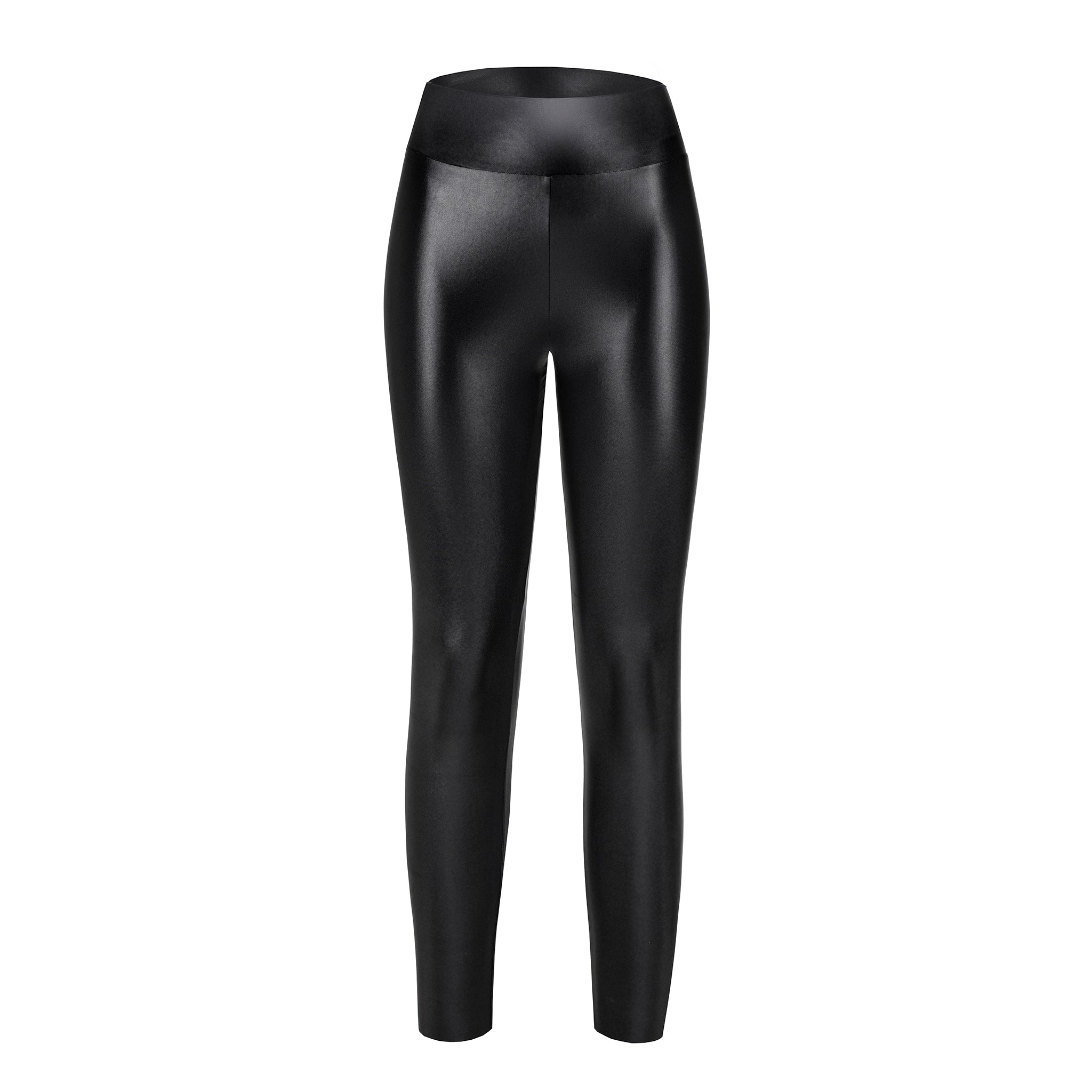 Leggings Nero Effetto pelle