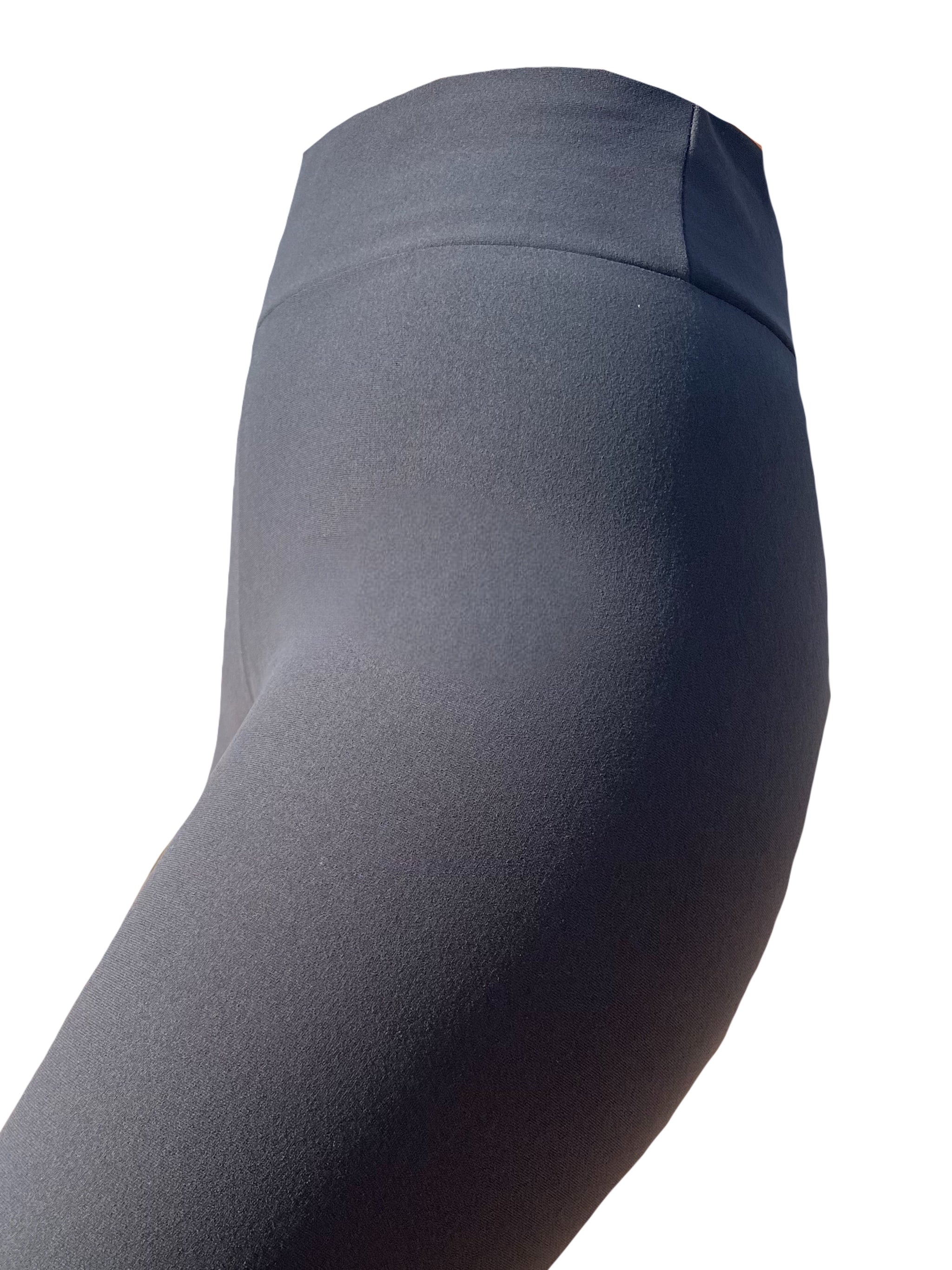 Leggings de ante negros